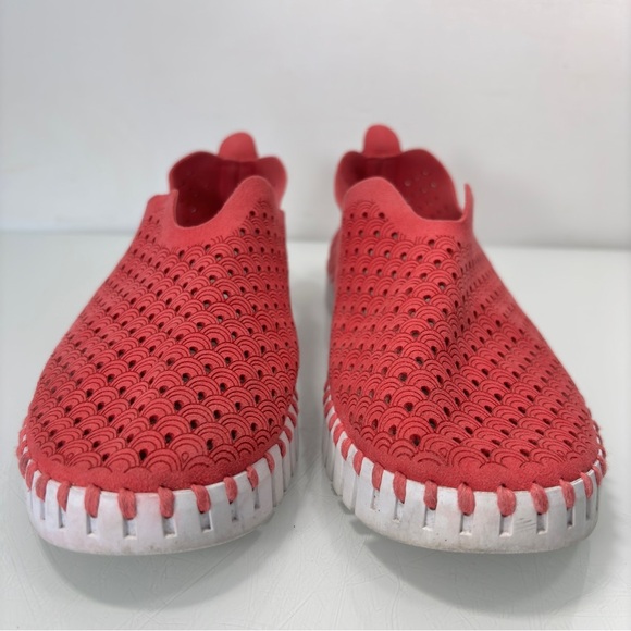 Ilse Jacobsen Tulip 139 Rose Slip On White Sole Perforated Sneakers Size 40 - Picture 3 of 12